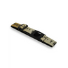 Black and beige guitar strap with buckle for Dexcom G7 CGM adjustable armband