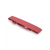 Red plastic hair barrette, flat rectangular design for Dia-Style Barbie Edition armband