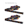 Colorful patterned bow ties on a kids’ multi-purpose belt for insulin pump