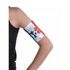 Flag-printed protective armband for glucose sensors -