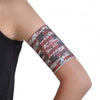 Flag-printed protective armband for glucose sensors -