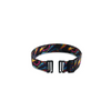 Colorful patterned adjustable belt for insulin pump pouches with plastic buckle closure
