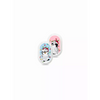 Two oval-shaped nail files with cartoon dog designs for Sibionics GS1 CGM