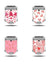 GlucoMen Day CGM Sensor Stickers - Valentine Edition
